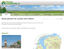 Tablet Screenshot of fietsenwandelweb.nl